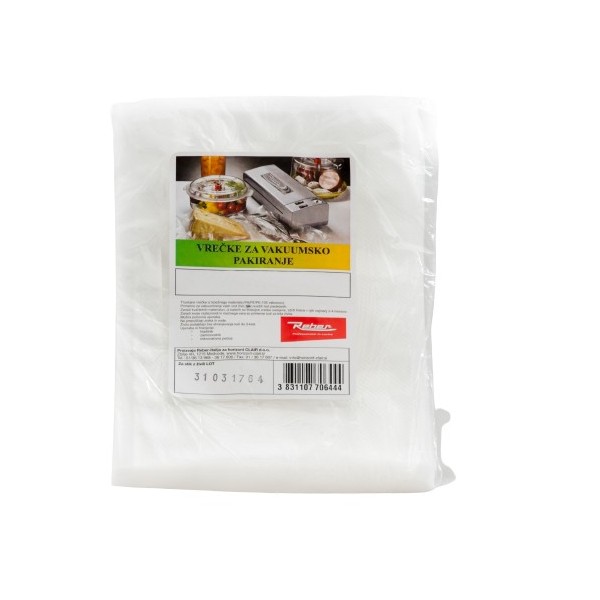 VREČKE ZA VAKUMIRANJE 15X25CM 50KOS REBER
