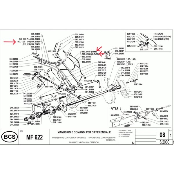ŽICA PLINA LOMBARDINI DALJŠA 800/1000