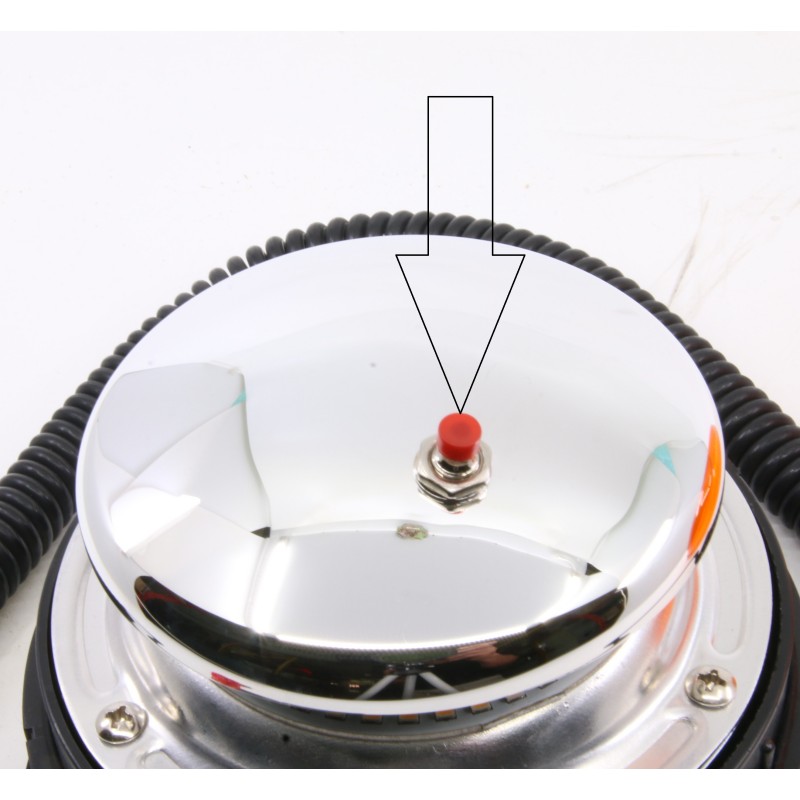 LUČ ROTACIJSKA LED 12-24V MAGNETNA