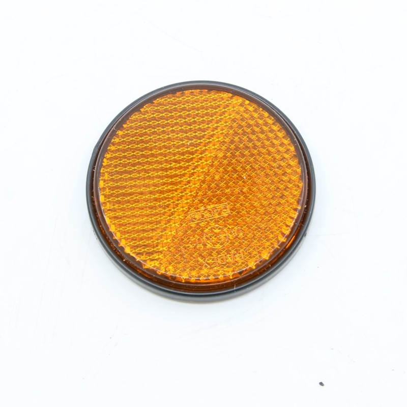 ODSEVNIK OKROGLI FI=60mm ORANŽEN SAMOLEPLJIV