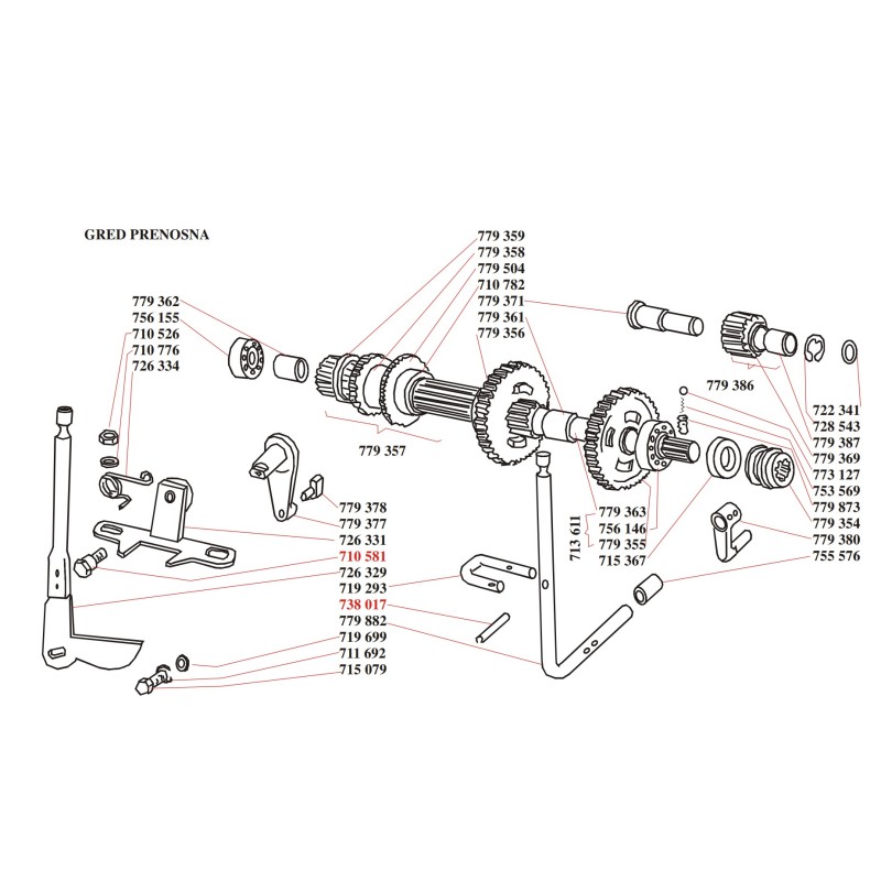 VZVOD PRESTAVNI MUTA
