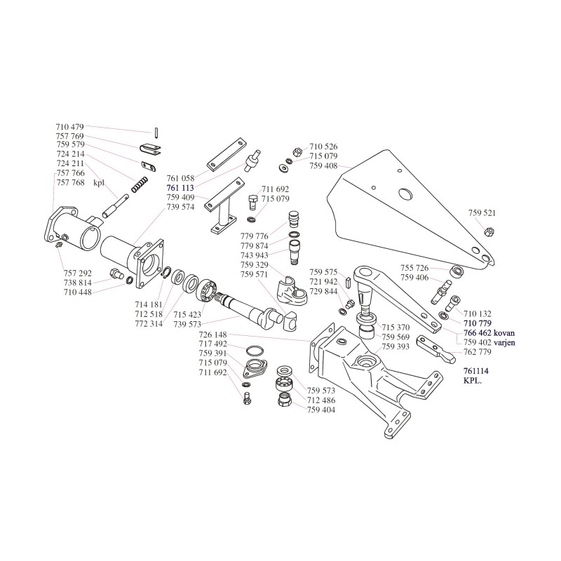 MEHANIZEM GREBENA M80 V OLJU