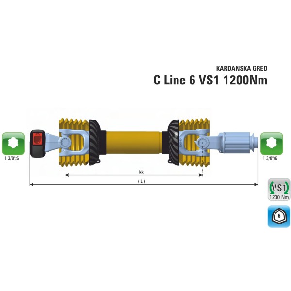 KARDAN  C6 VS 1200 kk860(1190)