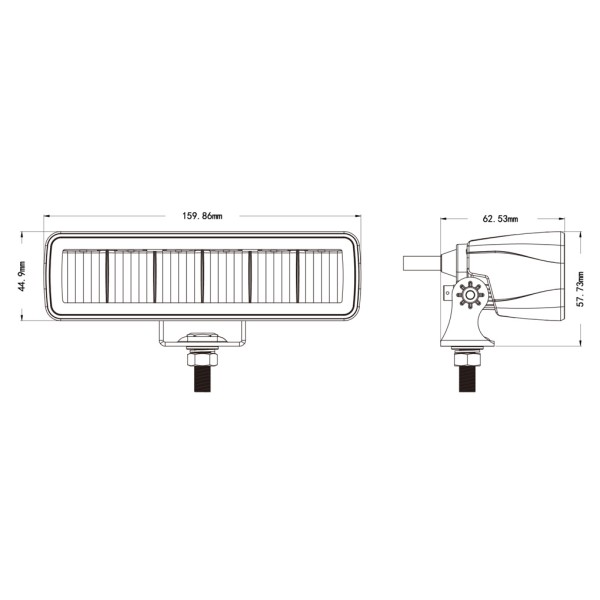 ŽAROMET DELOVNI LED 160X45 18W 1700Lm