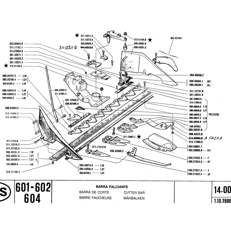 GLAVA KOSE BCS 115-145 ZOBATA