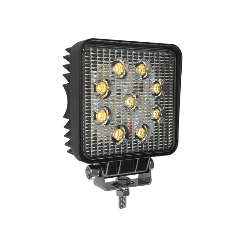 ŽAROMET DELOVNI LED OGLATI 107X107 10-110V 27W