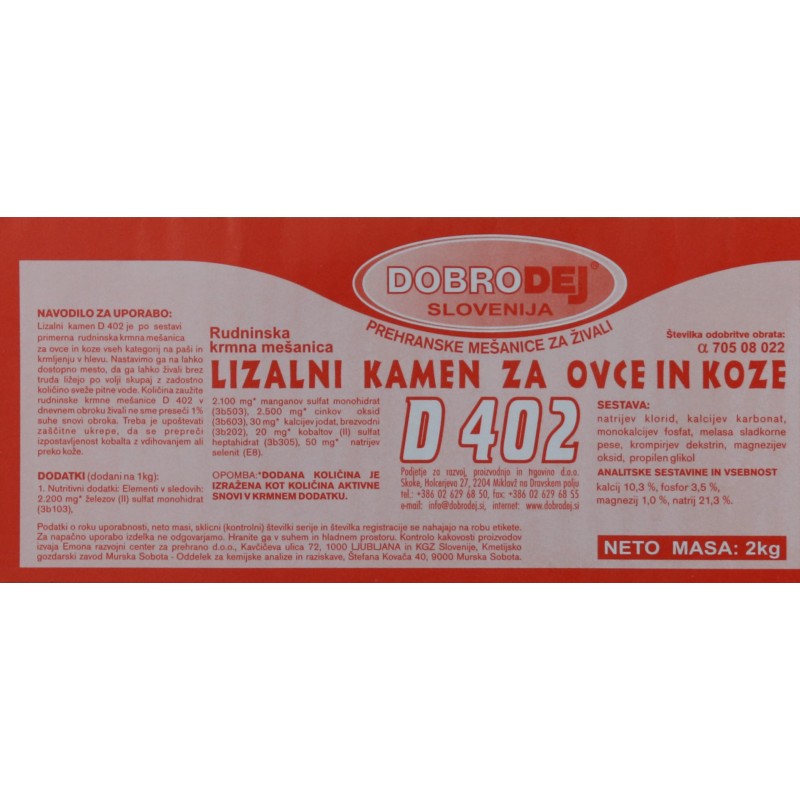 DOBROD. L.KAMEN ZA DROBNICO  402002