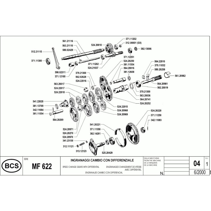 SHEMA DIFERENCIAL  BCS622